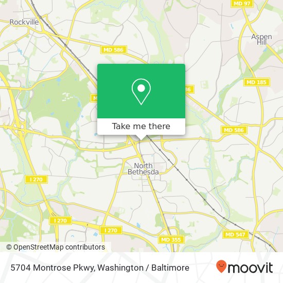 5704 Montrose Pkwy, Rockville, MD 20852 map