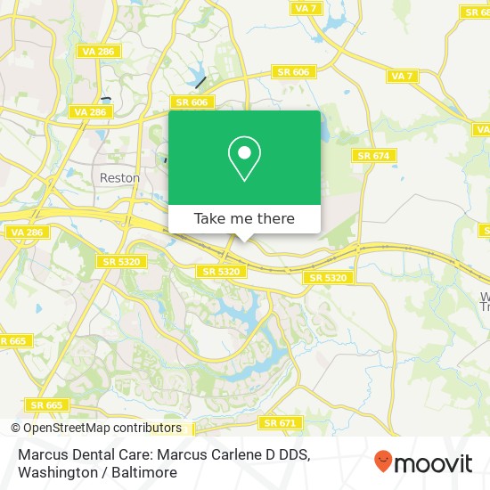 Marcus Dental Care: Marcus Carlene D DDS, 1800 Michael Faraday Dr map