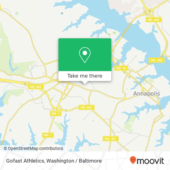 Gofast Athletics, 1981 Moreland Pkwy map