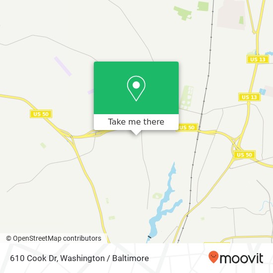 610 Cook Dr, Salisbury, MD 21801 map
