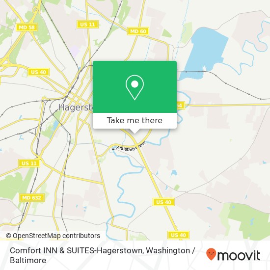 Comfort INN & SUITES-Hagerstown, 920 Dual Hwy map