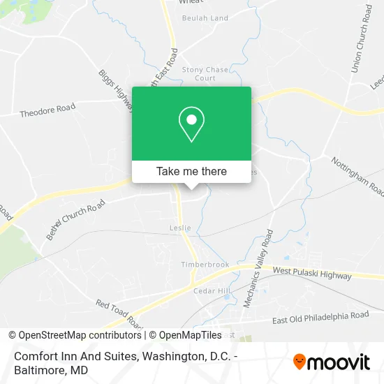 Comfort Inn And Suites map