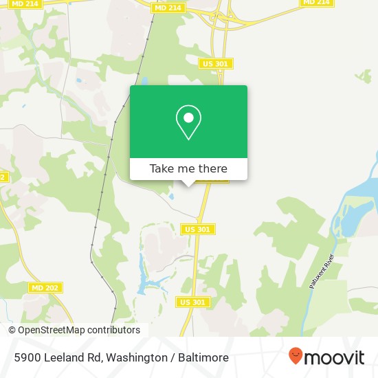 5900 Leeland Rd, Upper Marlboro, MD 20774 map