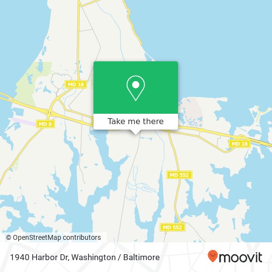 1940 Harbor Dr, Chester, MD 21619 map