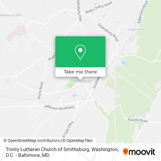 Mapa de Trinity Lutheran Church of Smithsburg
