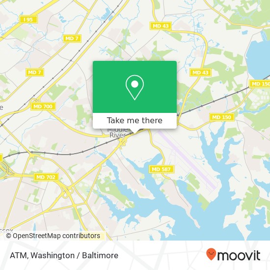 ATM, 2333 Eastern Blvd map