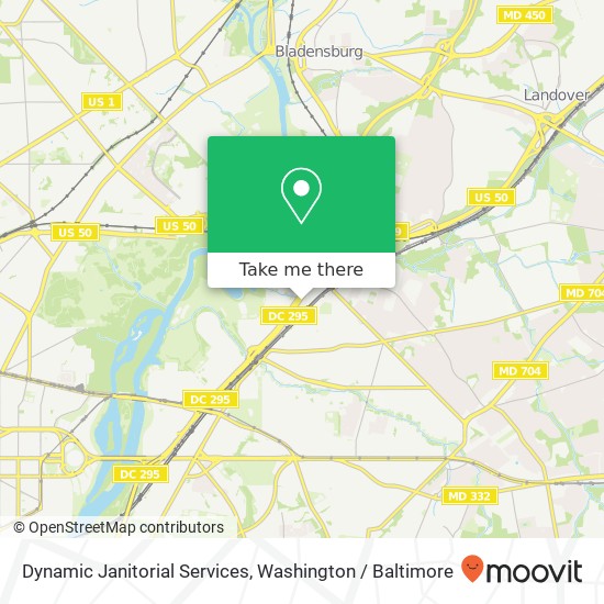 Dynamic Janitorial Services, 1421 Kenilworth Ave NE map