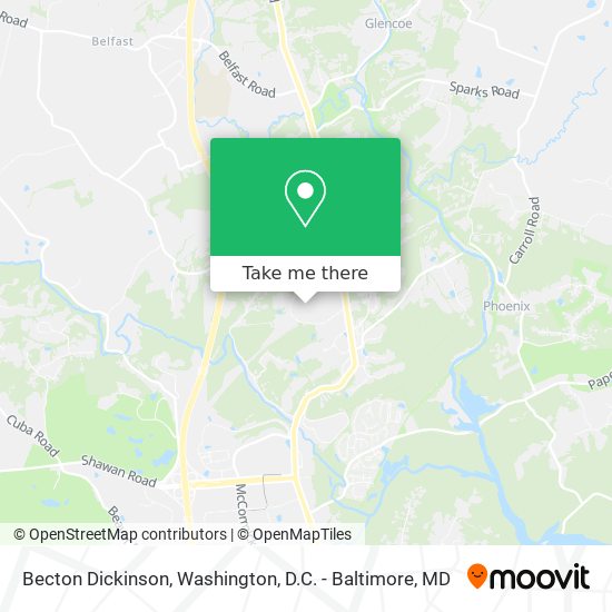 Mapa de Becton Dickinson