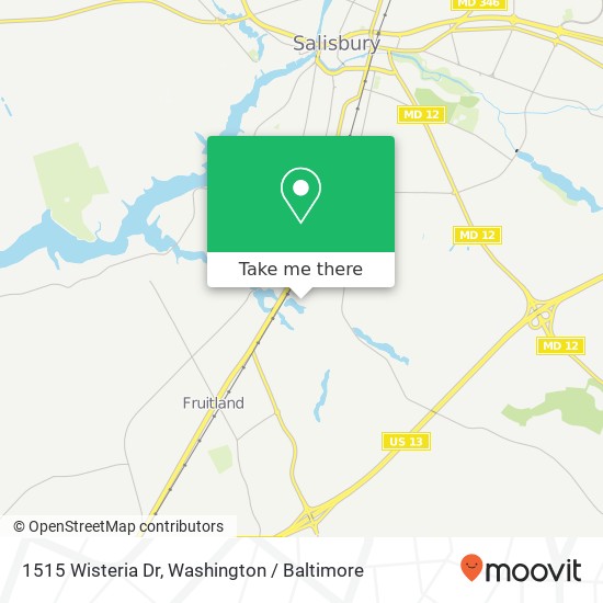 1515 Wisteria Dr, Salisbury, MD 21804 map