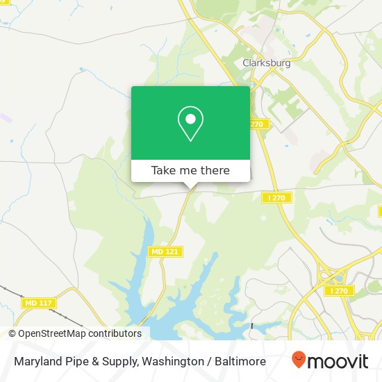 Maryland Pipe & Supply, 21810 Clarksburg Rd map