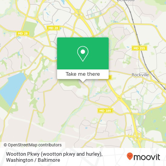 Wootton Pkwy (wootton pkwy and hurley), Rockville, MD 20850 map