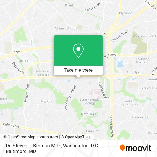 Dr. Steven F. Berman M.D. map