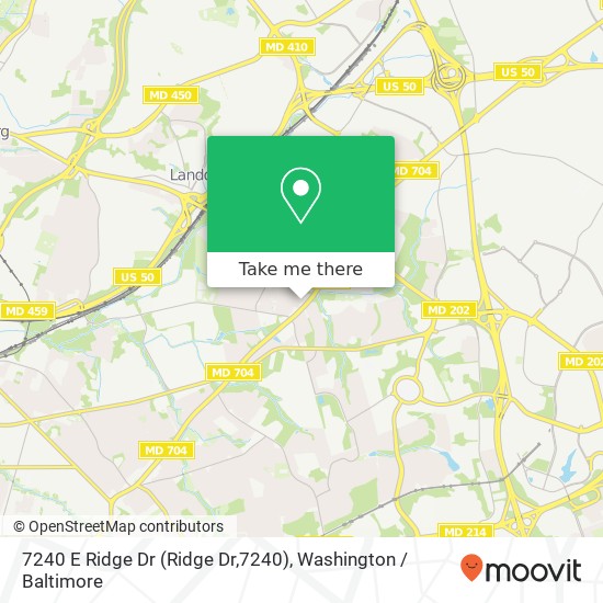 7240 E Ridge Dr (Ridge Dr,7240), Hyattsville, MD 20785 map