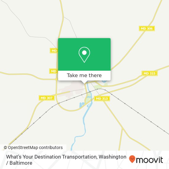 What's Your Destination Transportation map