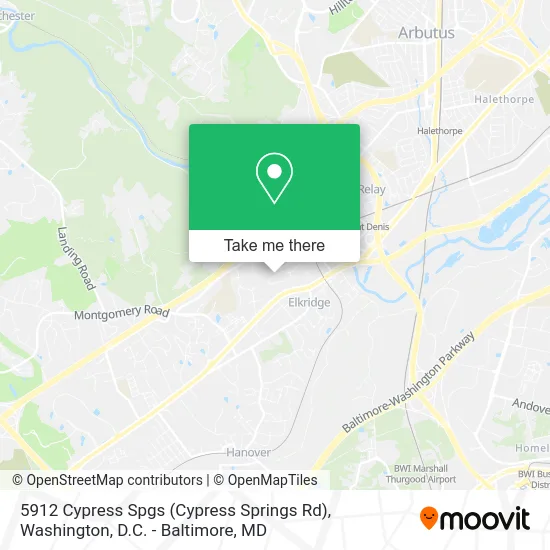 5912 Cypress Spgs (Cypress Springs Rd) map