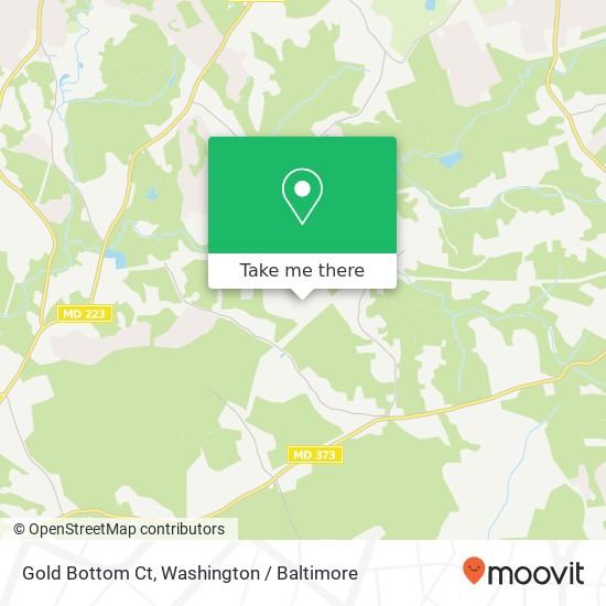 Mapa de Gold Bottom Ct, Brandywine, MD 20613