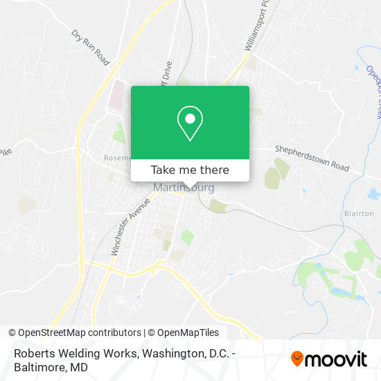 Mapa de Roberts Welding Works