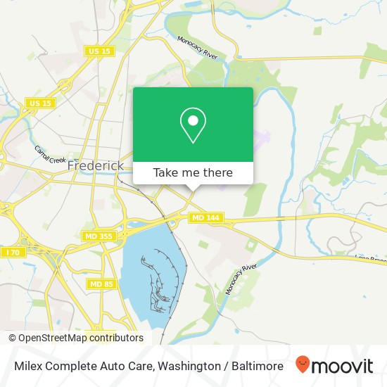 Mapa de Milex Complete Auto Care, 100 Bucheimer Rd