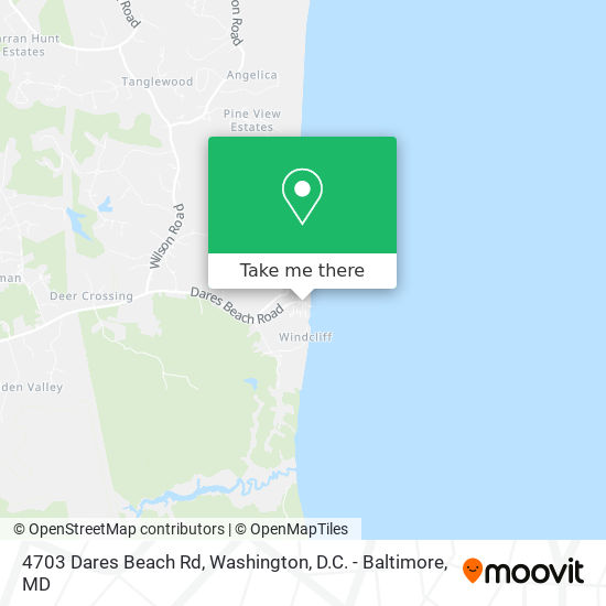 4703 Dares Beach Rd map