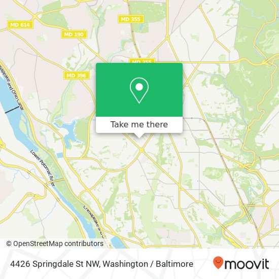 4426 Springdale St NW, Washington, DC 20016 map