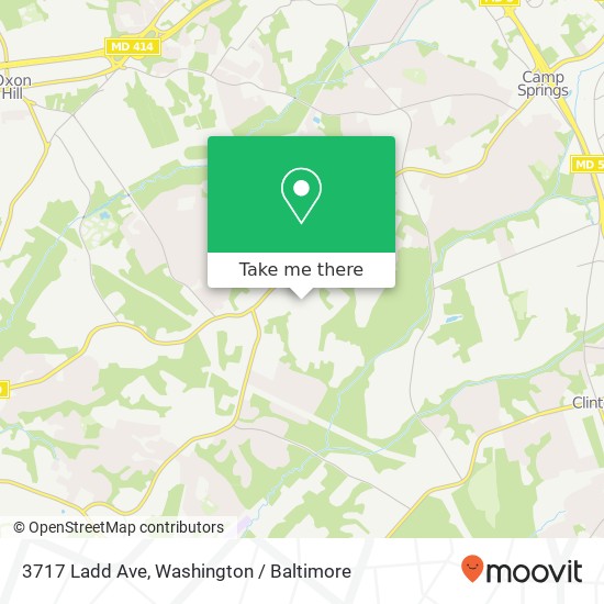 3717 Ladd Ave, Fort Washington, MD 20744 map