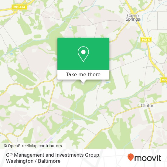 Mapa de CP Management and Investments Group, 8218 Birdsong Dr