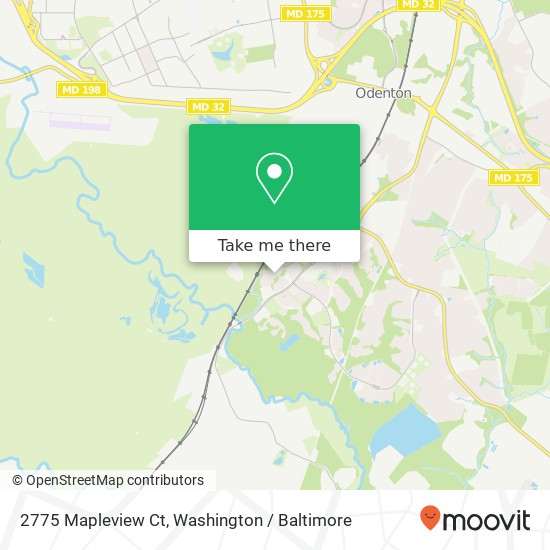 2775 Mapleview Ct, Odenton, MD 21113 map