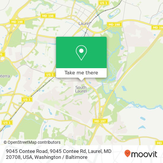 9045 Contee Road, 9045 Contee Rd, Laurel, MD 20708, USA map