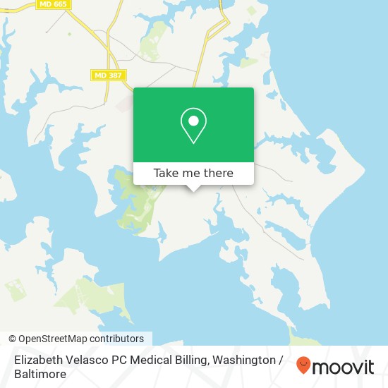 Elizabeth Velasco PC Medical Billing, 420 Walnut Dr map