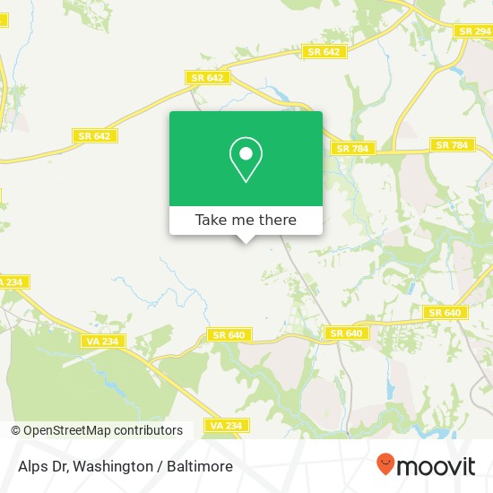 Alps Dr, Woodbridge, VA 22193 map