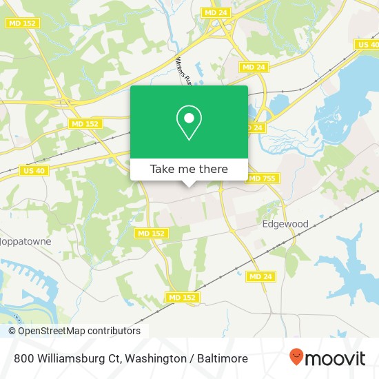 800 Williamsburg Ct, Edgewood, MD 21040 map