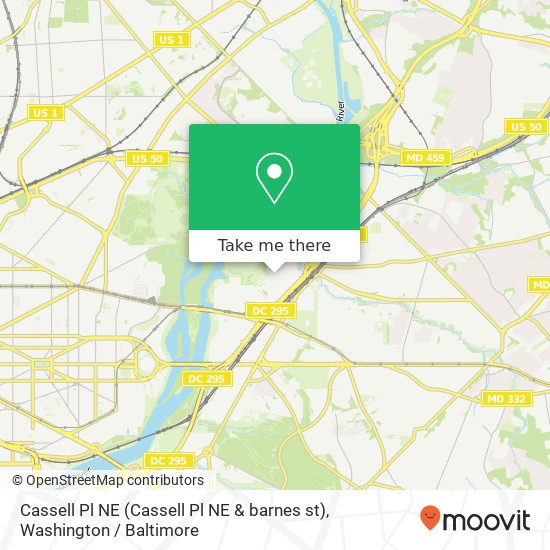 Cassell Pl NE (Cassell Pl NE & barnes st), Washington, DC 20019 map