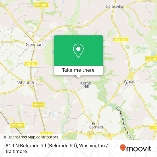 810 N Belgrade Rd (Belgrade Rd), Silver Spring, MD 20902 map