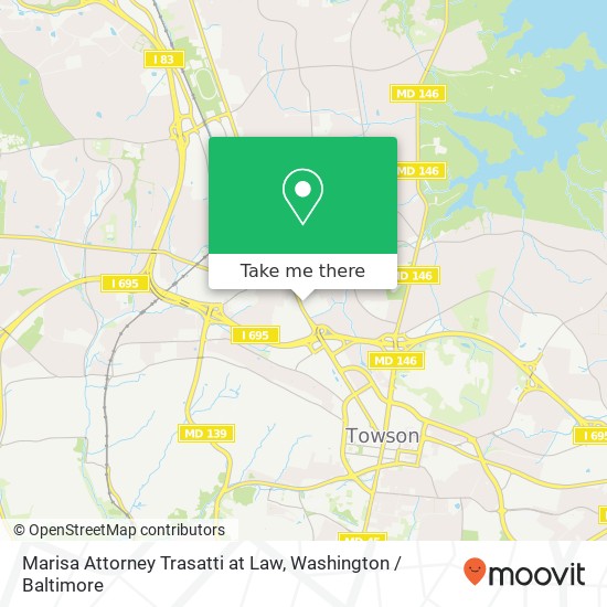 Mapa de Marisa Attorney Trasatti at Law, 1301 York Rd