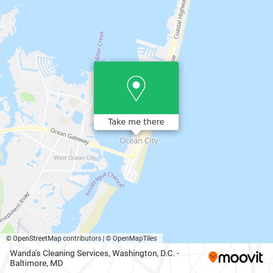 Wanda's Cleaning Services map