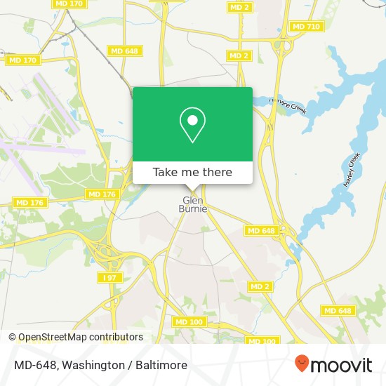 Mapa de MD-648, Glen Burnie, MD 21061