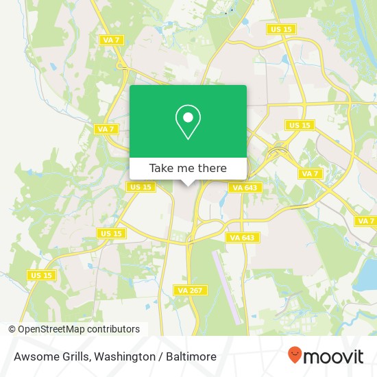 Mapa de Awsome Grills, 121 Claude Ct SE