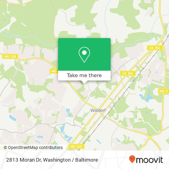 2813 Moran Dr, Waldorf, MD 20601 map