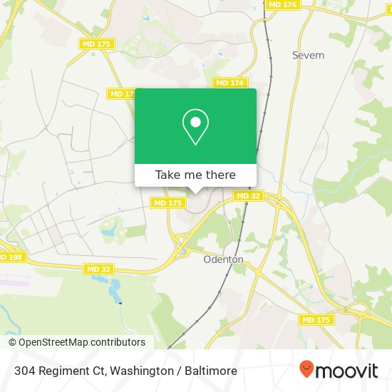 304 Regiment Ct, Odenton, MD 21113 map