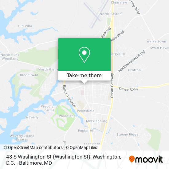 Mapa de 48 S Washington St