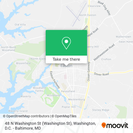Mapa de 48 N Washington St