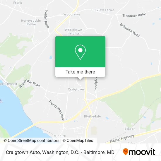 Craigtown Auto map