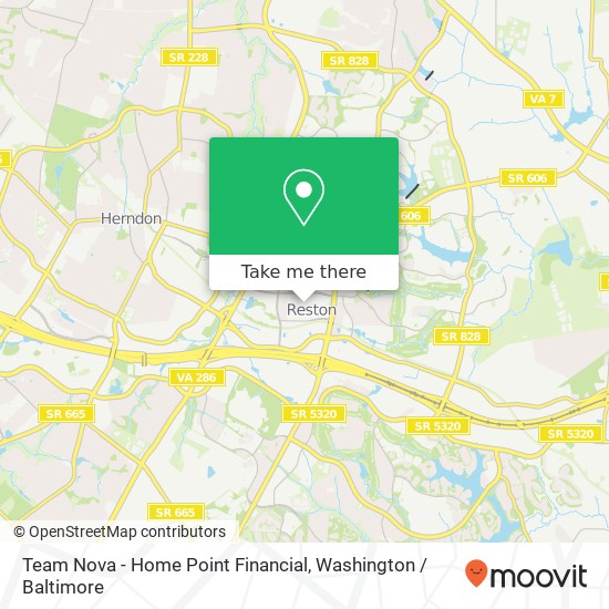 Mapa de Team Nova - Home Point Financial, 11951 Freedom Dr