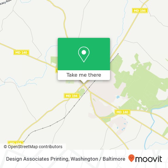 Mapa de Design Associates Printing