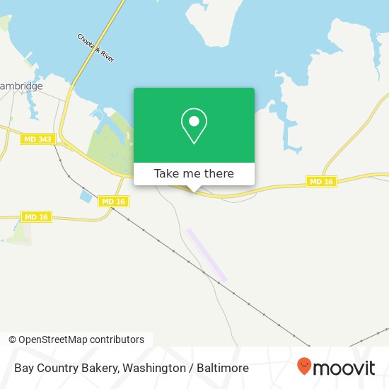 Bay Country Bakery map