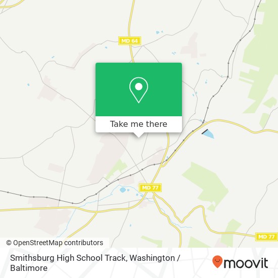 Mapa de Smithsburg High School Track