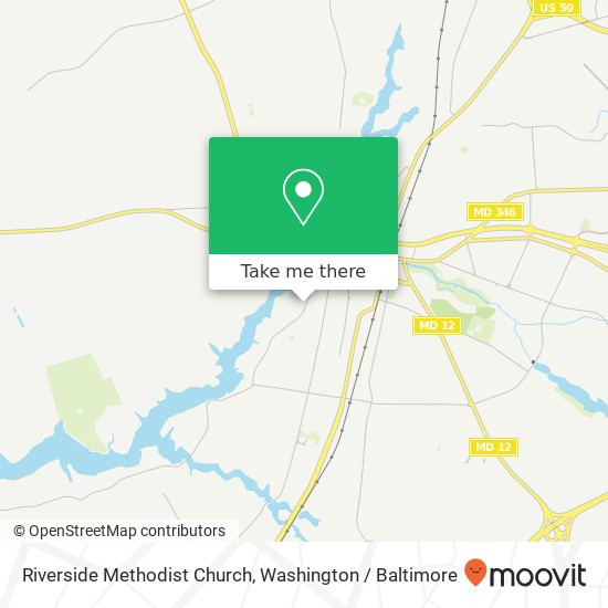 Riverside Methodist Church map