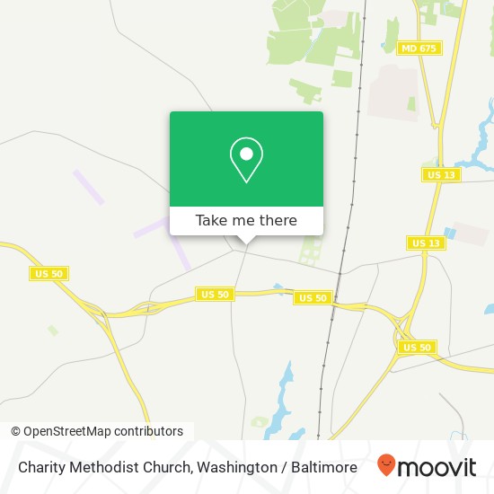 Mapa de Charity Methodist Church