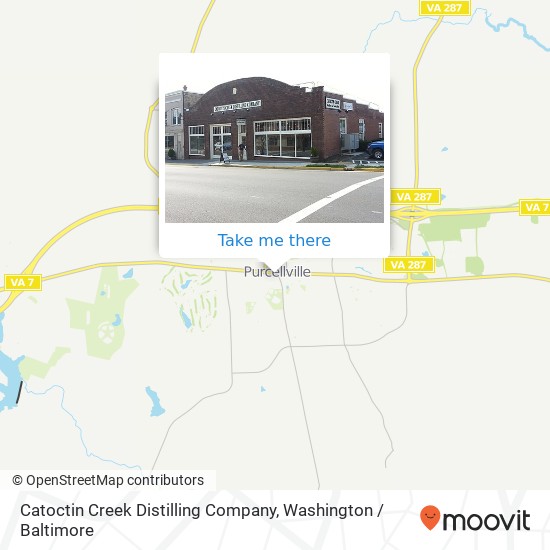 Mapa de Catoctin Creek Distilling Company
