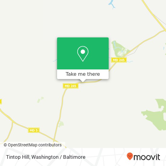 Tintop Hill map